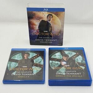 Doctor Who Complete David Tennant Collection Blu Ray 14 Disc Set